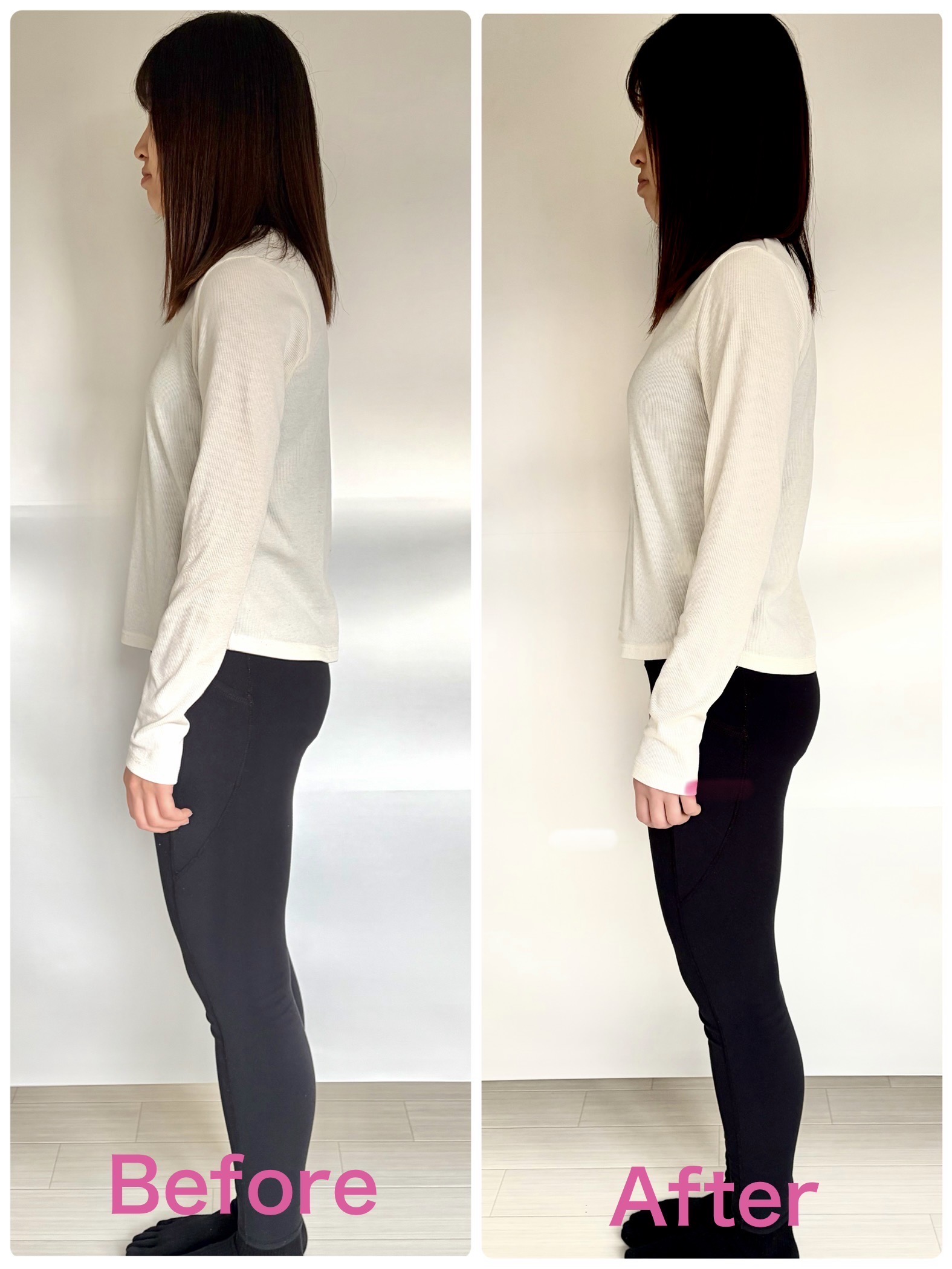 Before Afterの姿勢変化